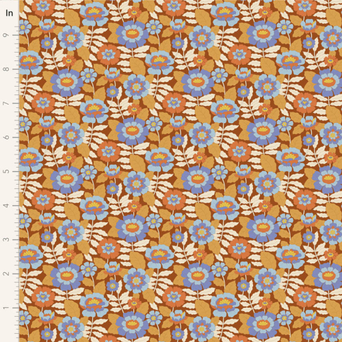 Tilda Patchwork Stoff Baumwolle - Wallflower - Beverly Caramel